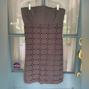 NWT! Tabitha Grey Strapless Sheath Cocktail Dress Size 10